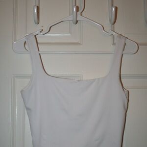 Elegant White Women's Cropped Top